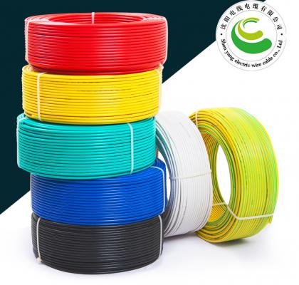 1芯 ZR-RV  0.5mm?--4mm? 铜芯聚氯乙烯绝缘衔接软jiuyou.com 阻燃塑铜软线  白色、玄色、红色、黄色、蓝色、绿色、双色